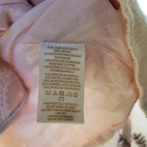 Free People Gauzy Pink Austin Swing Dress with Embroidery - Size Small - Picture 5 of 8